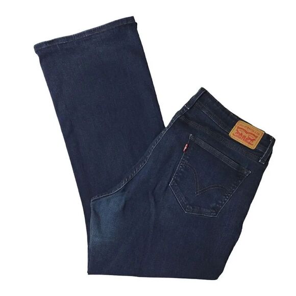 Levi's 529 Midrise Distressed Curvy Bootcut Jeans Size 33 - Picture 10 of 16